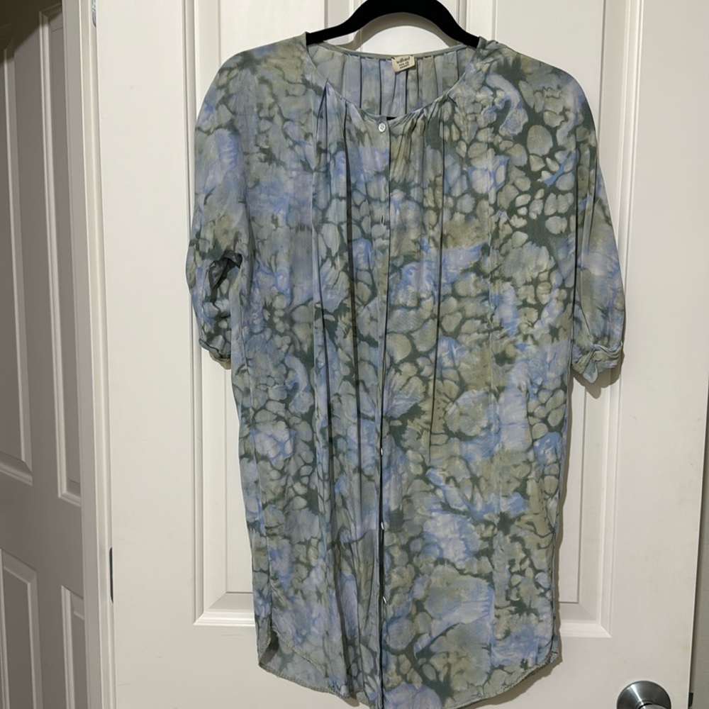 Wilfred Smock Button Up 100% Silk